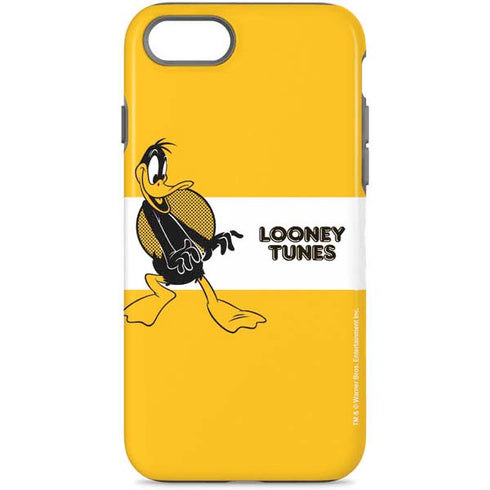 Looney Tunes Daffy Duck Yellow Stripes iPhone Cases